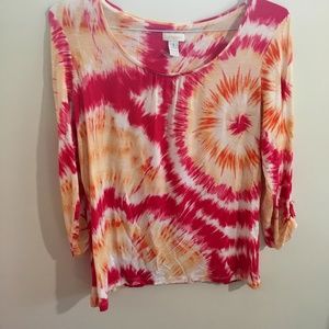 Chico's Tie Dye Top
